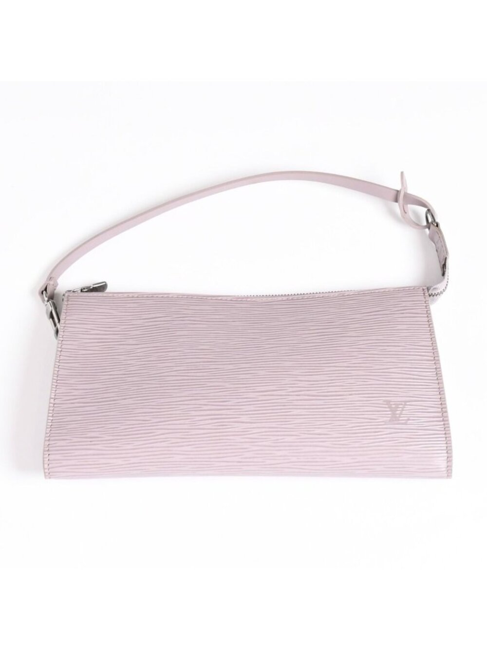 Louis Vuitton Pochette Accessoires Pouch Epi Lavender Silver